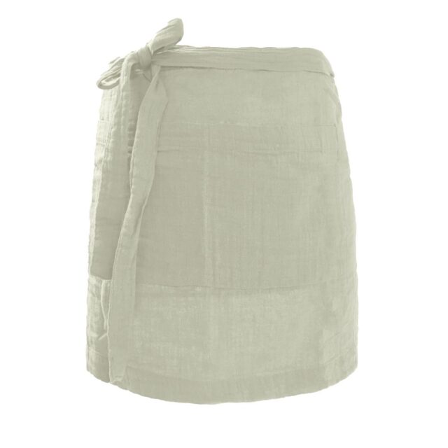 Tablier Gaze de coton Vert d'eau 45 x 80 cm
