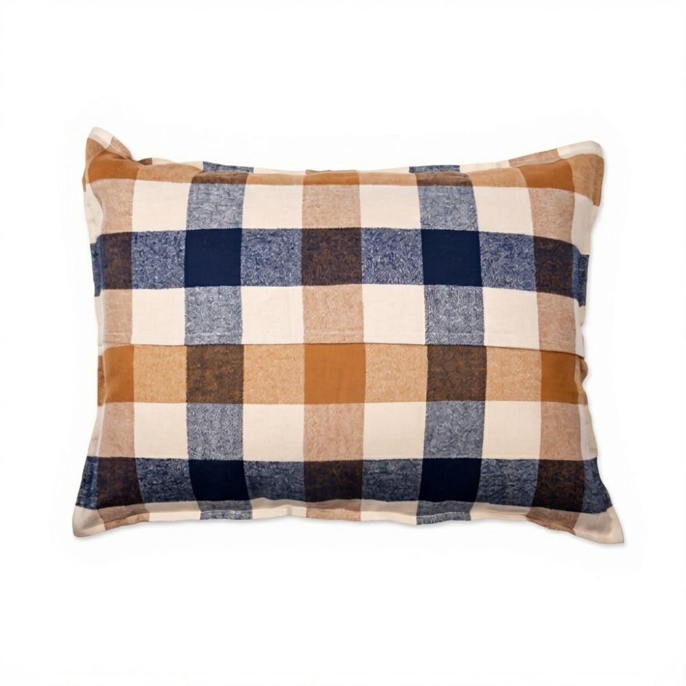 Taie d'oreiller Flanelle de Coton Madeleine Multicolore 50 x 70 cm — vue 2