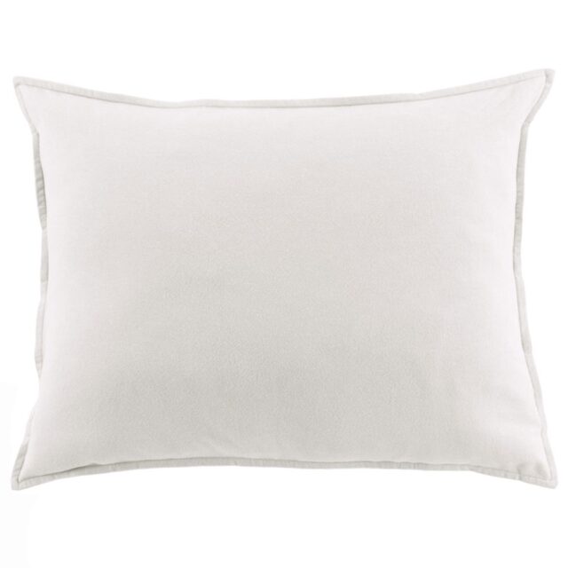 Taie d'oreiller Flanelle de Coton Neige 50 x 70 cm