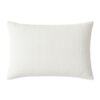 Taie d'oreiller Gaze de Coton Lavé Blanc Pur 50 x 70 cm
