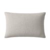 Taie d'oreiller Gaze de Coton Lavé Gris Glacier 50 x 70 cm