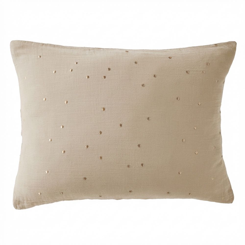 Taie d'oreiller Gaze de Coton Terra prestige Ficelle 50 x 70 cm