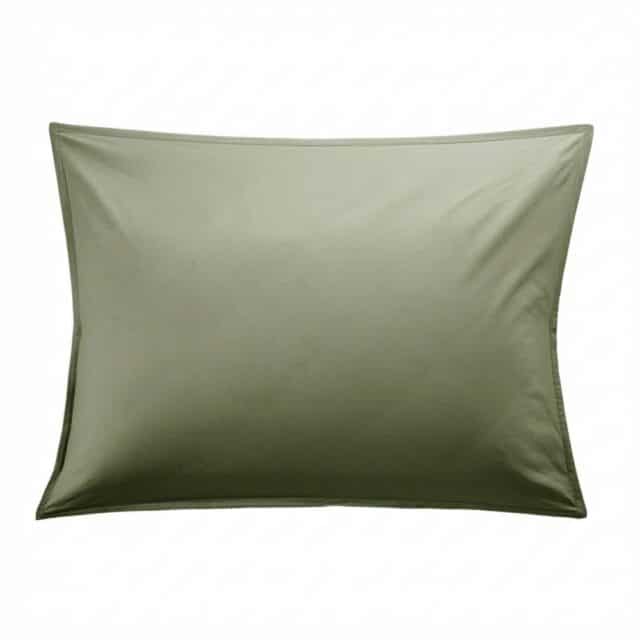 Taie d'oreiller Percale de Coton Thym 50 x 70 cm