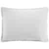 Taie d'oreiller Satin de Coton Blanc 50 x 70 cm