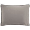 Taie d'oreiller Satin de Coton Gris Clair 50 x 70 cm