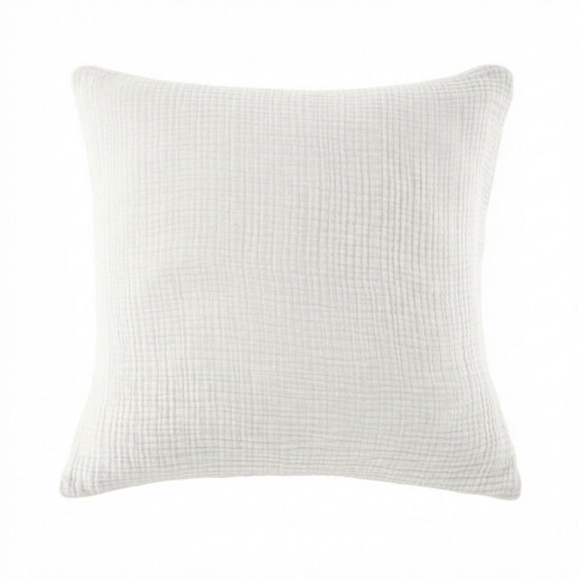 Taie d'oreiller Gaze de Coton Iris Chantilly 60 x 60 cm