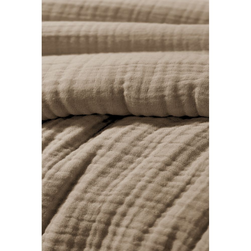 Taie d'oreiller Gaze de Coton Iris Ficelle 60 x 60 cm — vue 2