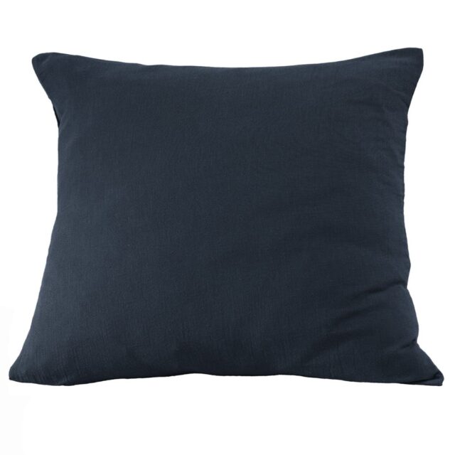 Taie d'oreiller Gaze de coton Minuit 60 x 60 cm