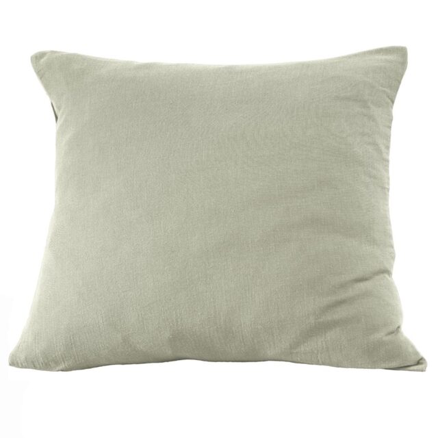 Taie d'oreiller Gaze de coton Vert D’eau Vert d'eau 60 x 60 cm