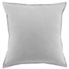 Taie d'oreiller Flanelle de Coton Brume 63 x 63 cm