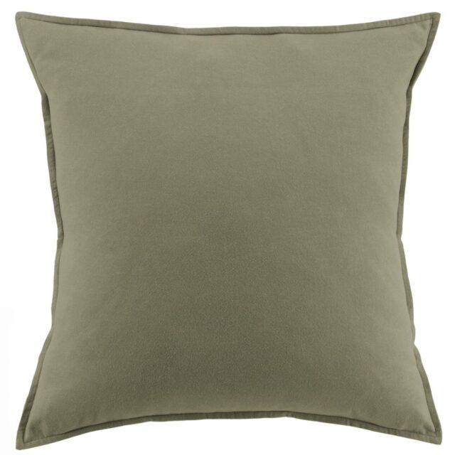 Taie d'oreiller Flanelle de Coton Romarin 63 x 63 cm