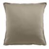 Taie d'oreiller carrée Satin de Coton Sable Beige 65 x 65 cm