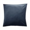 Taie d'oreiller Percale de Coton Bleu Nuit 65 x 65 cm