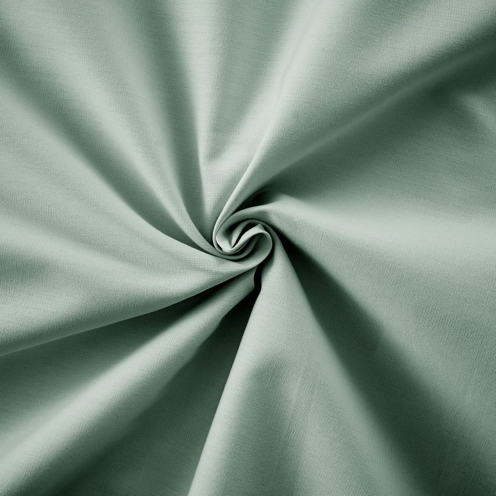 Taie d'oreiller Percale de Coton Céladon Celadon 65 x 65 cm — vue 3