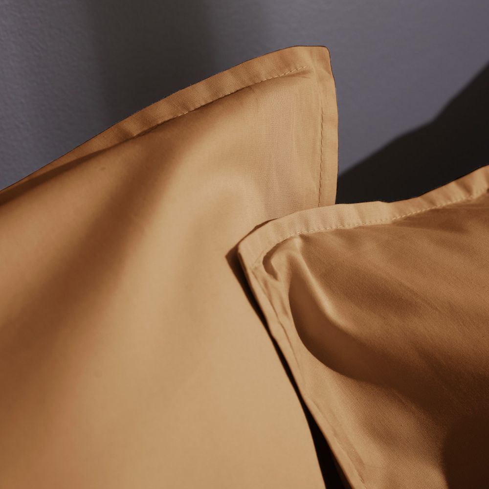 Taie d'oreiller Percale de Coton Havane 65 x 65 cm — vue 2