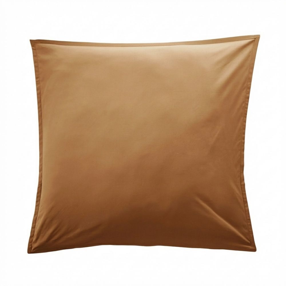 Taie d'oreiller Percale de Coton Havane 65 x 65 cm
