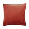 Taie d'oreiller Percale de Coton Terre De Sienne 65 x 65 cm