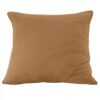 Taie d'oreiller Gaze de Coton Terra Camel 80 x 80 cm