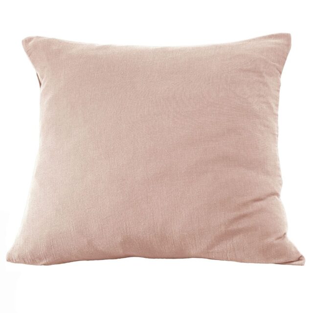 Taie d'oreiller Gaze de Coton Terra Guimauve 80 x 80 cm