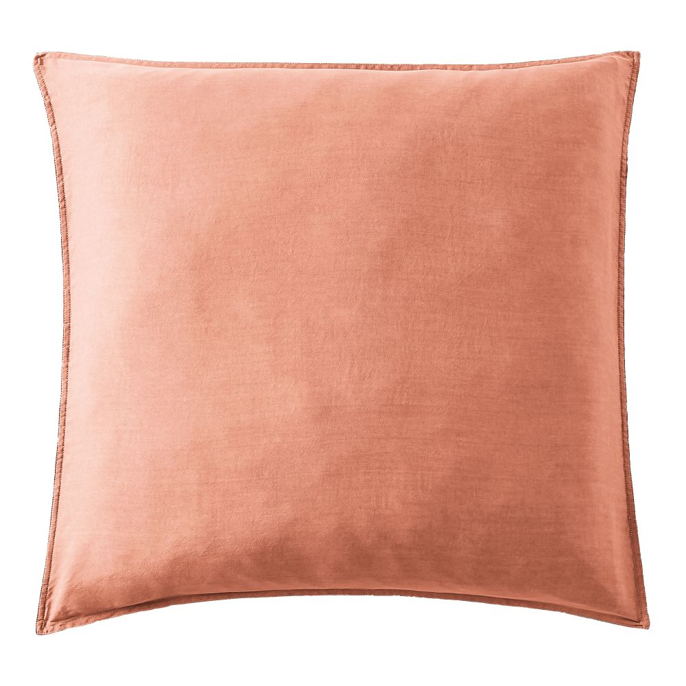 Taie d'oreiller Lyocell Gabrielle Terracotta 80 x 80 cm