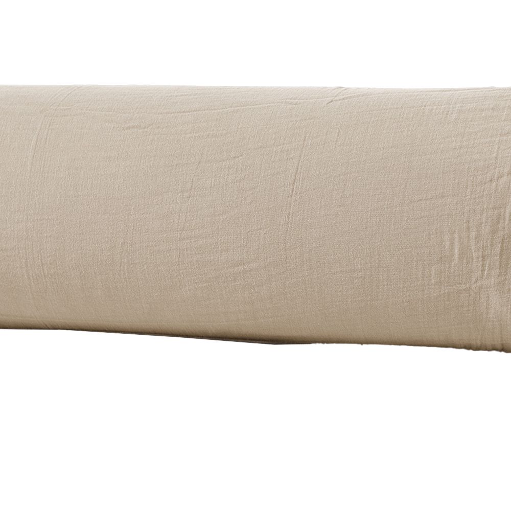 Taie de traversin Gaze de Coton Terra Ficelle 43 x 185 cm — vue 2