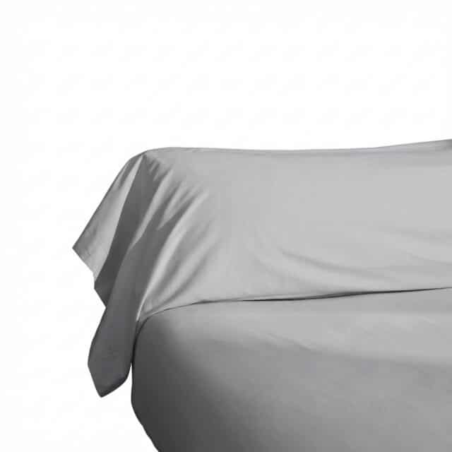 Taie de traversin Percale de Coton Galet 43 x 185 cm