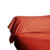 Taie de traversin Percale de Coton Terre De Sienne 43 x 185 cm