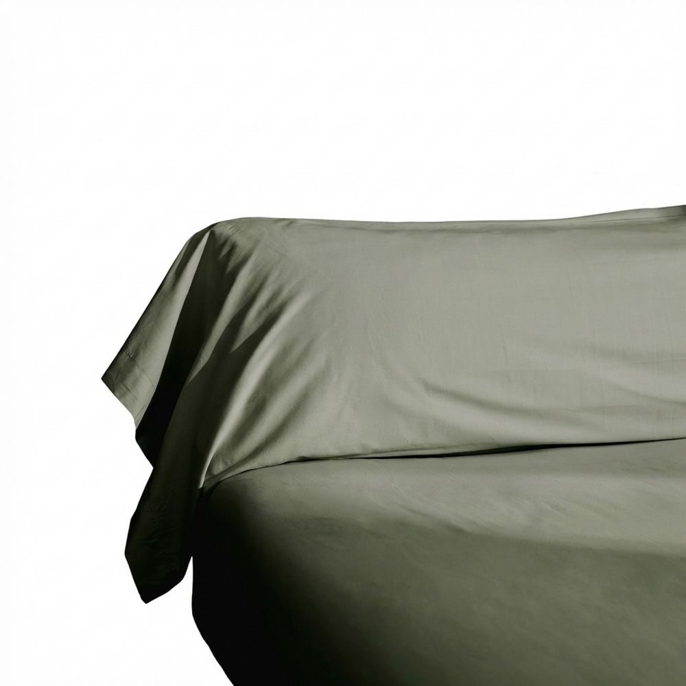 Taie de traversin Percale de Coton Thym 43 x 185 cm