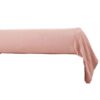Taie de traversin Gaze de coton Rose Rose pêche 85 x 185 cm