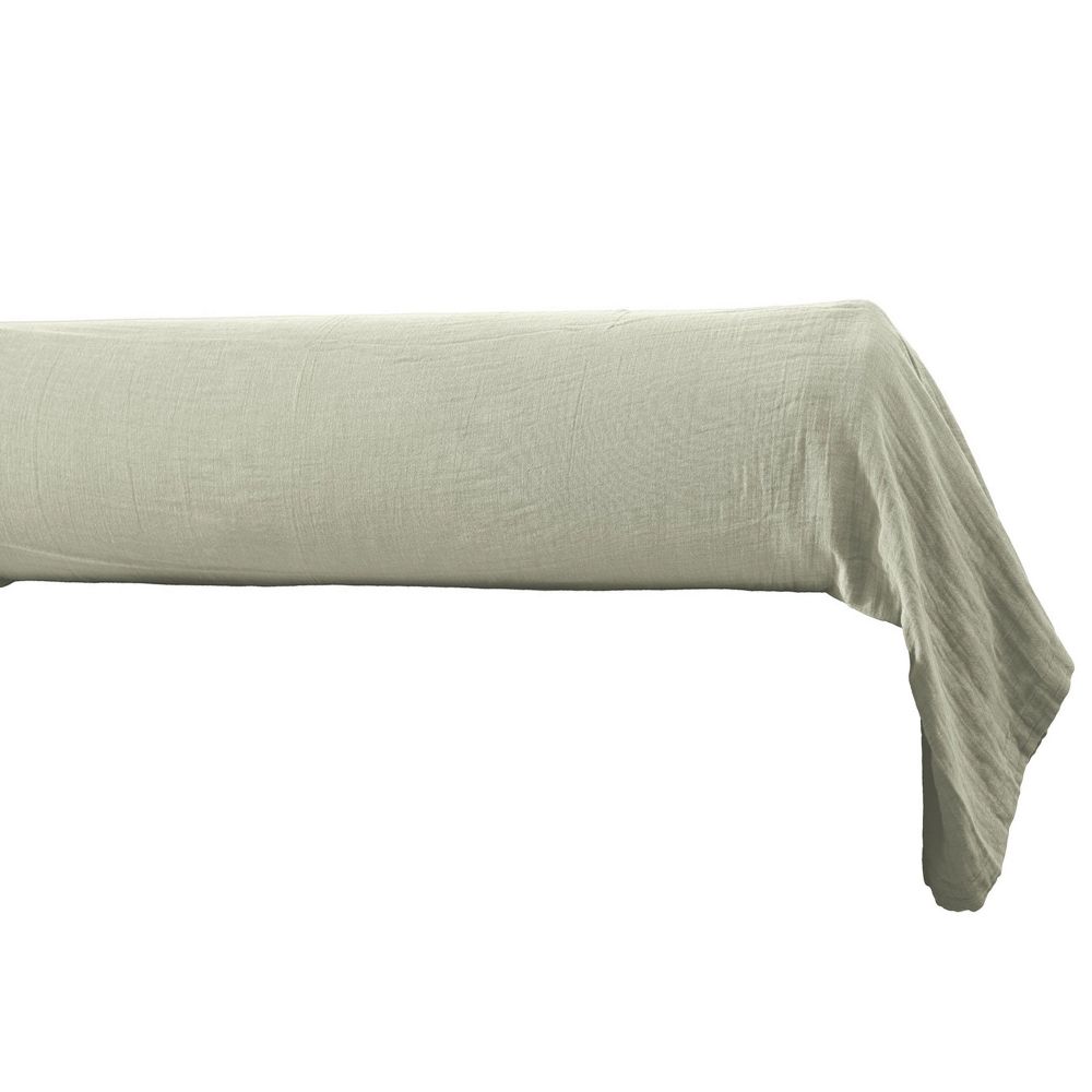 Taie de traversin Gaze de coton Vert D’eau Vert d'eau 85 x 185 cm