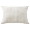 Taie d’oreiller Gaze de Coton Quadri Naturel 50 x 70 cm