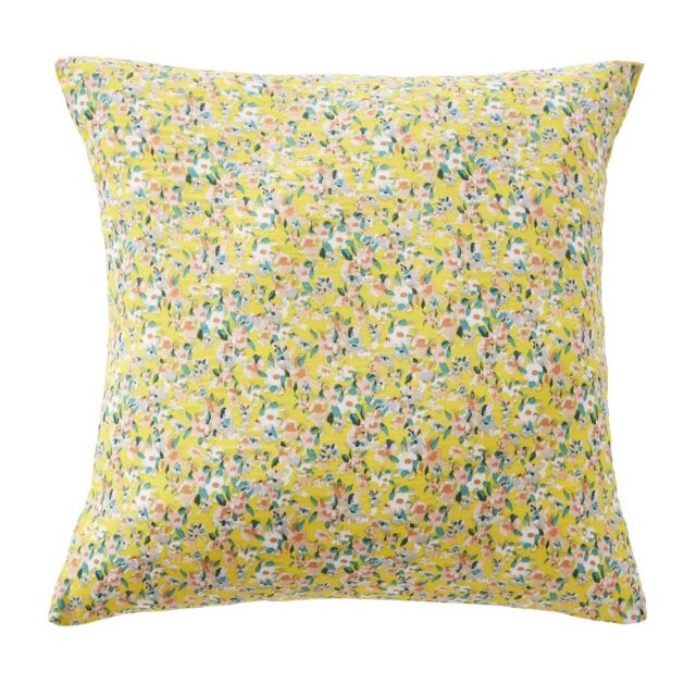 Taie d’oreiller Gaze de Coton Mam Jaune 60 x 60 cm