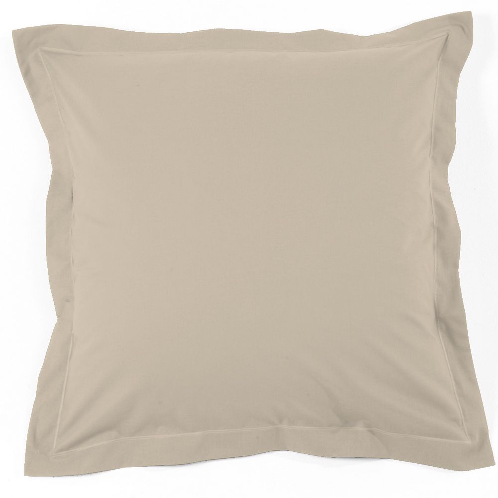Taie d’oreiller Percale de Coton Lin 63 x 63 cm