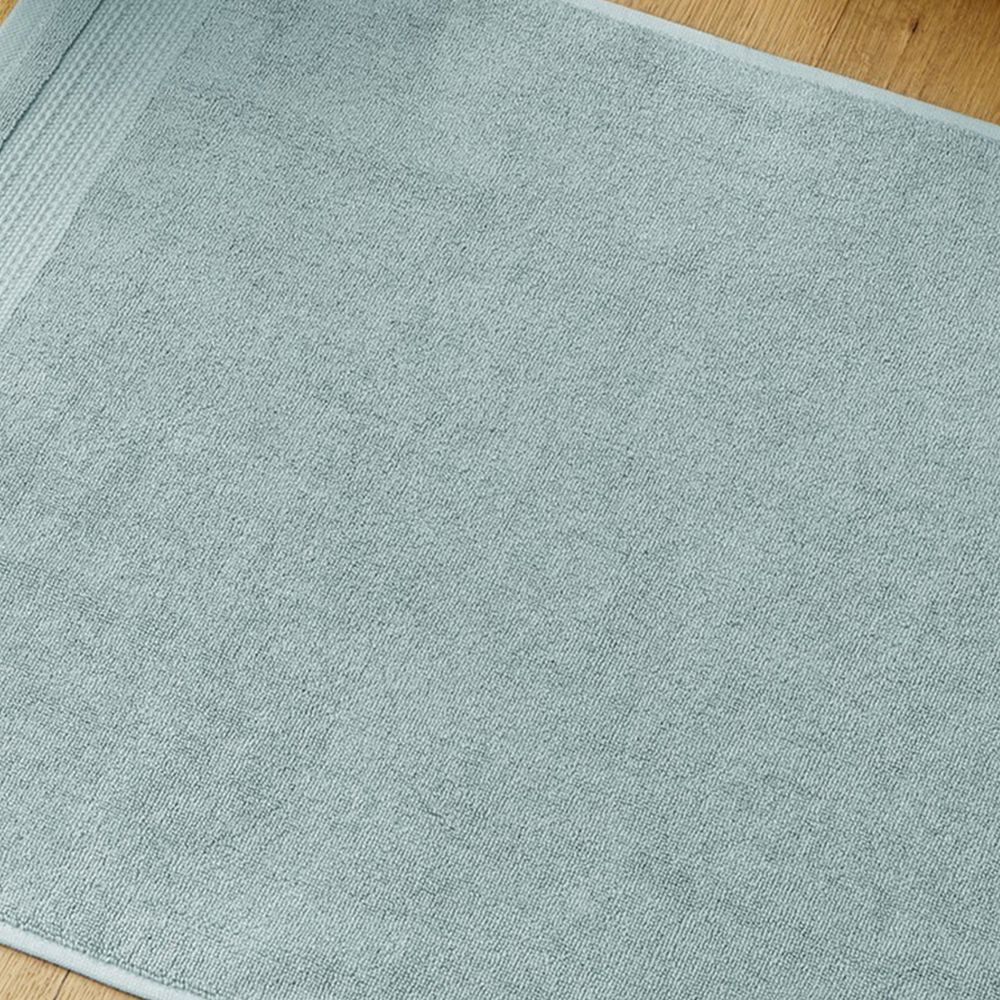 Tapis de bain Coton Bleu Glacier 50 x 70 cm — vue 2